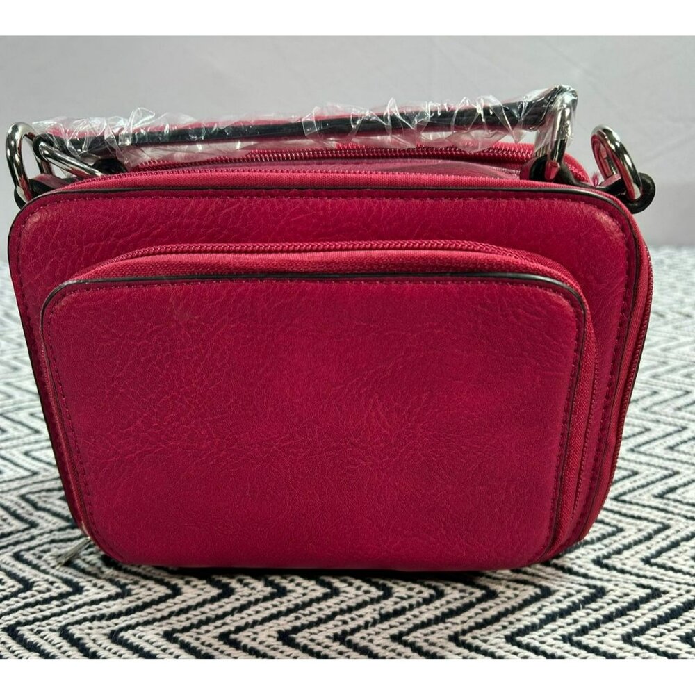 K. Carroll Vegan Leather RFID-Protected Crossbody Bag/Clutch Detachable Strap &